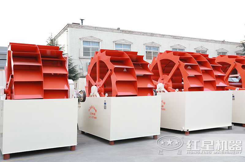 山沙洗砂機(jī)圖片，雙輪、三輪